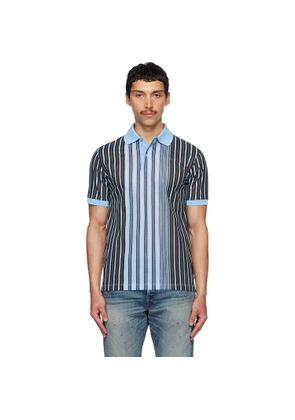 Paul Smith Blue Deck Stripe Polo