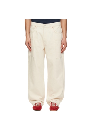 Kenzo Off-White Kenzo Paris Cargo Monkey Fit Jeans