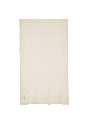 OUR LEGACY Off-White Cottage Scarf