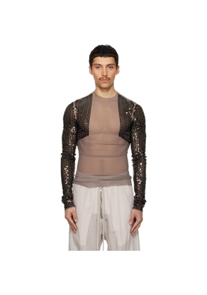 Rick Owens Gray & Bronze Temple Dennis T Top