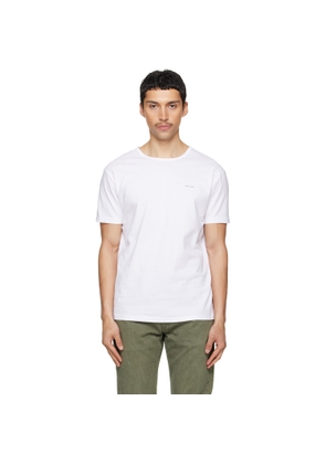 Paul Smith Five-Pack White Organic Cotton Logo Lounge T-shirts