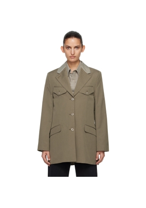 OUR LEGACY Khaki Cruise Blazer