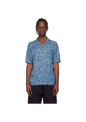 Dries Van Noten Blue Floral Shirt