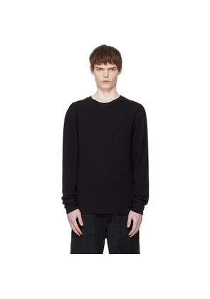 Entire Studios Black Thermal Long Sleeve T-shirt