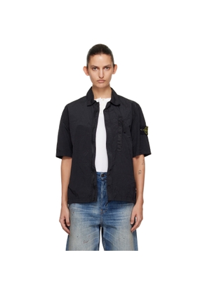 Stone Island Black 1200028 Nylon Metal ECONYL Shirt