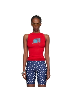 Jean Paul Gaultier Red 'The Junior Gaultier' Tank Top