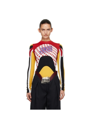 Jean Paul Gaultier Multicolor 'The Junior' Body Map Top