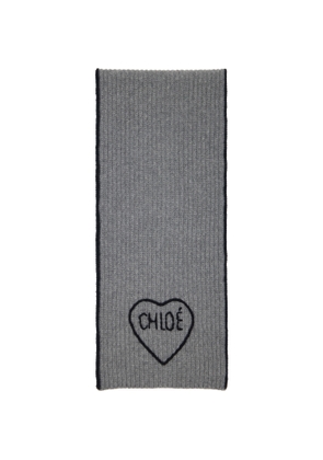 Chloé Gray 'The Chloé Encoeur' Scarf