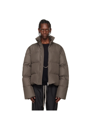 Rick Owens Moncler + Rick Owens Gray Cyclopic Down Jacket