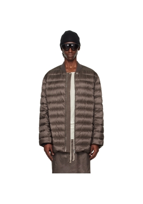 Rick Owens Moncler + Rick Owens Brown Flight Parka Jacket