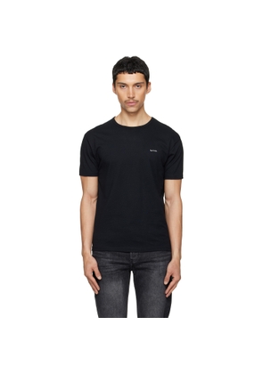 Paul Smith Three-Pack Black Organic Cotton Logo Lounge T-shirts