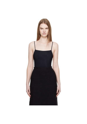 Jil Sander Black Spaghetti Straps Bodysuit