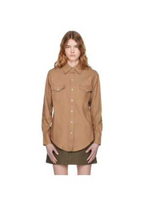 A.P.C. Brown Western Shirt