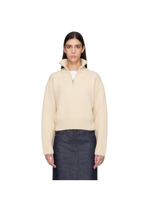 A.P.C. Off-White Wide-Rib Sweater