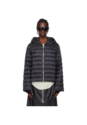 Rick Owens Moncler + Rick Owens Black Ziplock Down Jacket