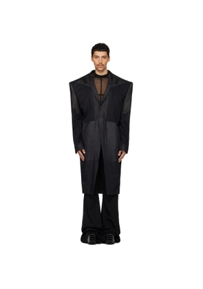 Rick Owens Black Temple Rick's Tatlin Coat