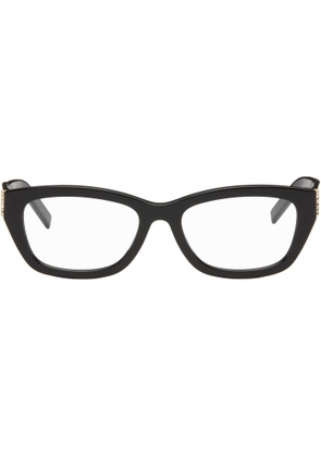 Saint Laurent Black SL M153 Medium Monogram Hinge Glasses