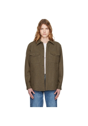 A.P.C. Green Wool Shirt