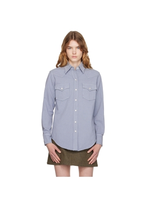 A.P.C. Blue Western Shirt