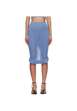 Vivienne Westwood Blue Ella Midi Skirt