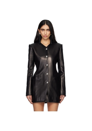 KHAITE Black Naran Leather Jacket
