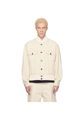 Lanvin Off-White Teddy Jacket