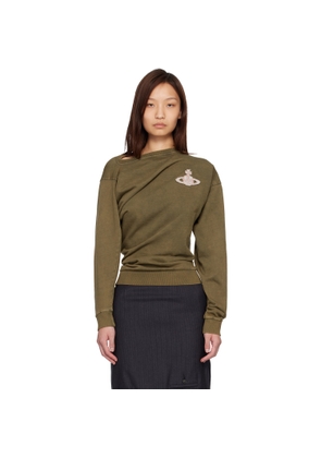 Vivienne Westwood Khaki LS Hebo Sweatshirt