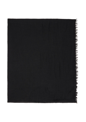 Rick Owens Black Temple Ginny Scarf