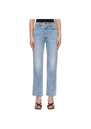 KHAITE Blue Abigail Stretch Jeans