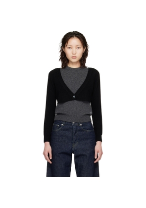 B.B. Wallace Gray & Black Dine Sweater