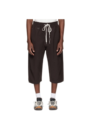 Wales Bonner Brown Y-3 Edition Ripstop Shorts