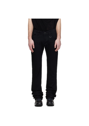 Julius Black Gusset Jeans