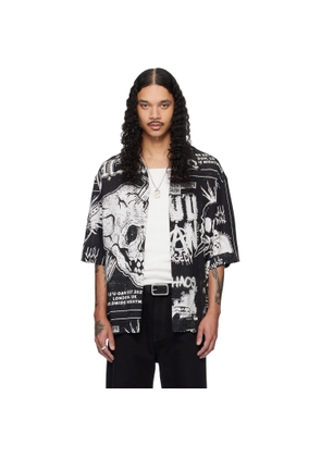 LU'U DAN Black Short Sleeve Shirt