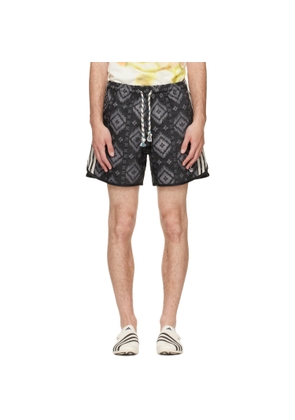 adidas Originals Gray Edison Chen Edition CLOT Heritage Print Shorts