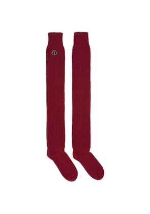 Rick Owens Moncler + Rick Owens Red Hiking Socks