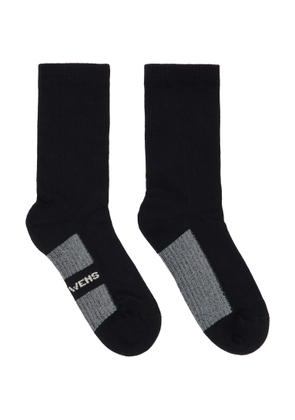 Rick Owens Black Temple Glitter Socks