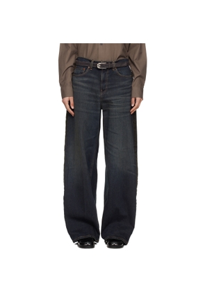 6397 Blue Tuxedo Roomy Jeans