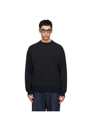 nanamica Black Polyester Jersey L/S T-shirt