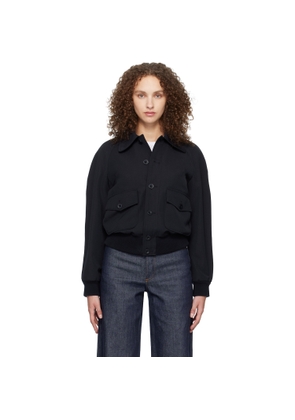 A.P.C. Navy Raglan Bomber Jacket
