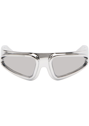 Rick Owens Silver Ryder Sunglasses