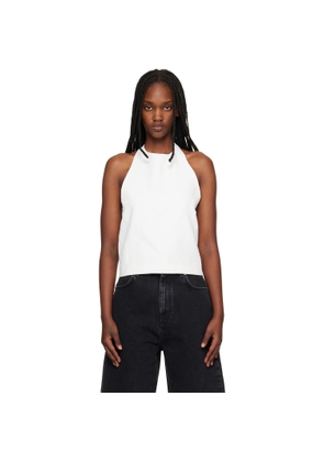 Loulou de Saison White Sami Halter Blouse