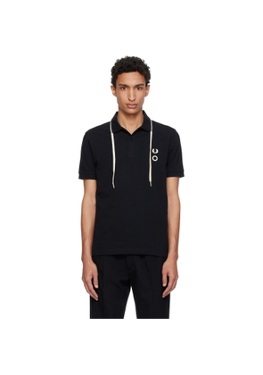 Craig Green Black Fred Perry Edition Drawcord Collar Polo