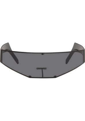 Rick Owens Black Cyclops Sunglasses