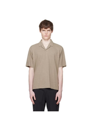 Veilance Taupe Metron S/S Polo