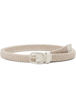 HOMME PLISSÉ ISSEY MIYAKE Beige Braided Belt