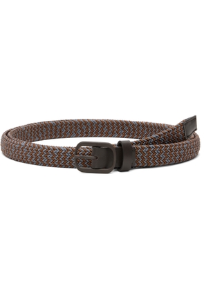 HOMME PLISSÉ ISSEY MIYAKE Brown Braided Belt