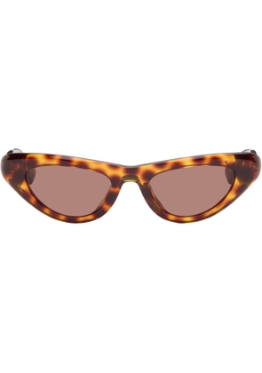 Bottega Veneta Brown Curvy Sunglasses