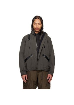 sacai Khaki Weathercloth Blouson Jacket