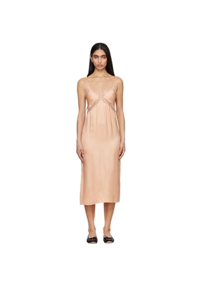 ANINE BING Pink Carissa Slip Dress
