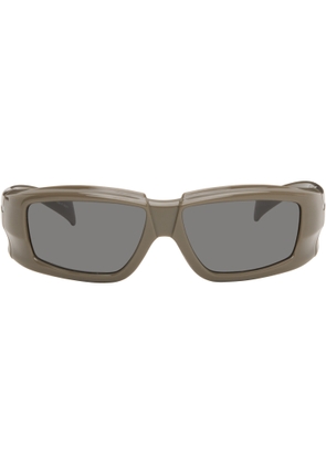 Rick Owens Taupe Rick Sunglasses